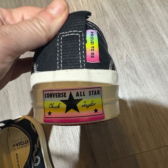 Pride converse all star chuck taylor shoes size 7.5 wom 5.5 men unisex love - Picture 3 of 6